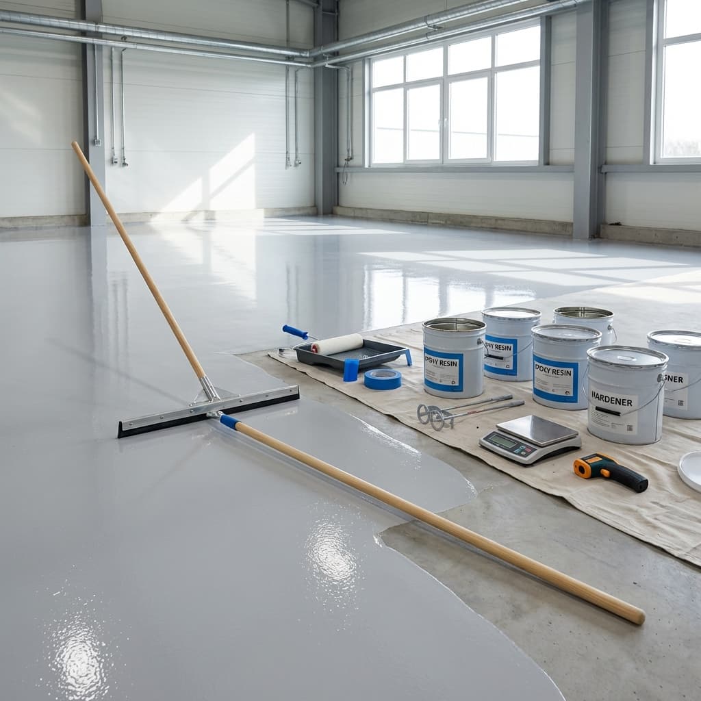 Revêtement industriel en époxy