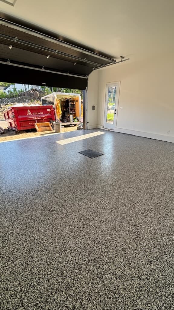 Revêtement en époxy pour garage