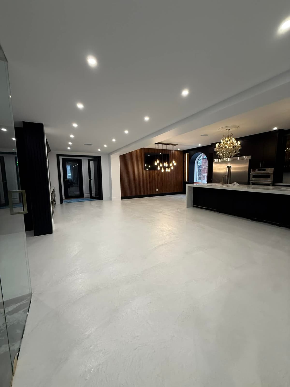 Plancher de micro béton